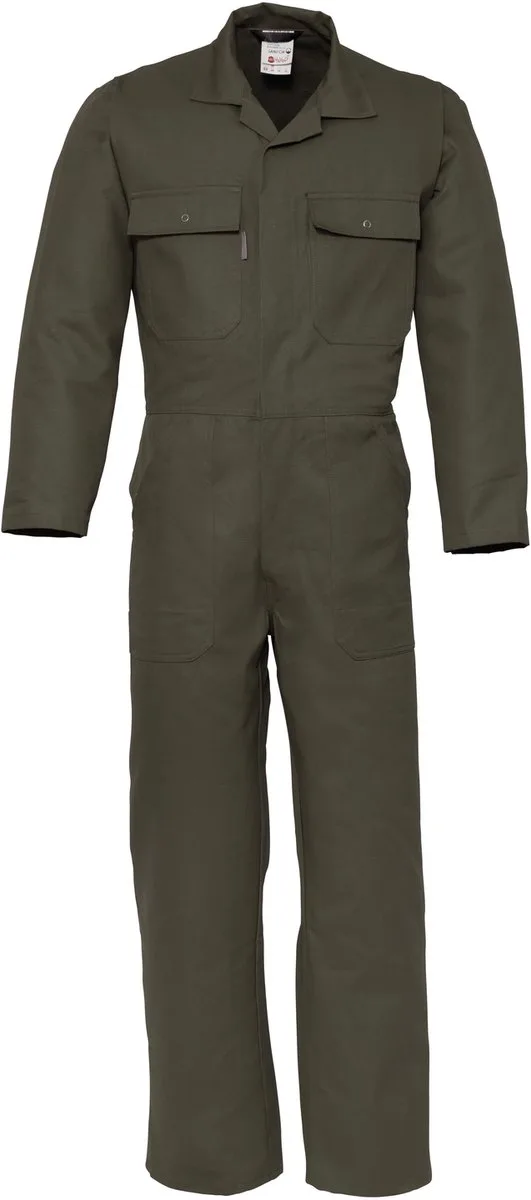 Overall drukknoop Basic 2090 - Olijfgroen från HaVeP, Olijfgroen, 44 – produktbild