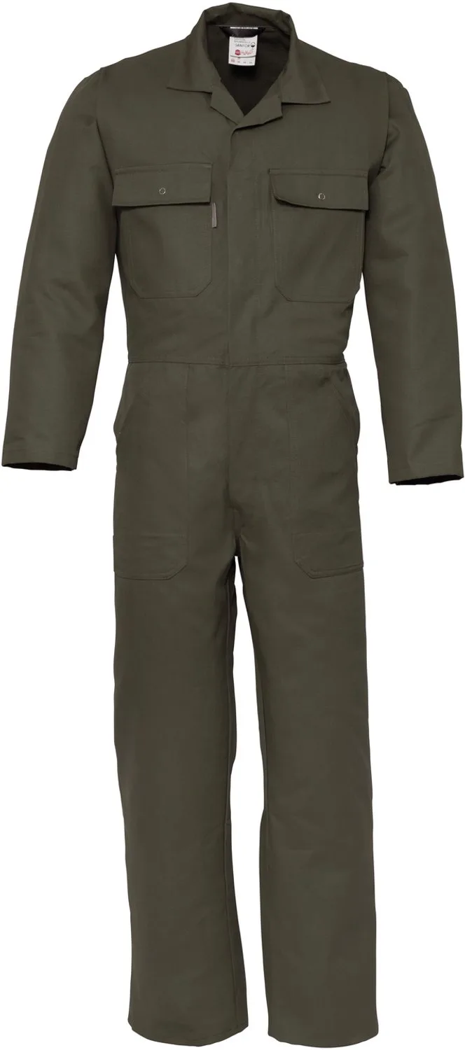 Overall drukknoop Basic 2090 - Olijfgroen de HaVeP, Olijfgroen, 51 – image du produit
