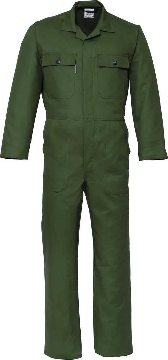 Overall metalen knoop Basic 2163 - Olijfgroen från HaVeP, Olijfgroen, 54 – produktbild