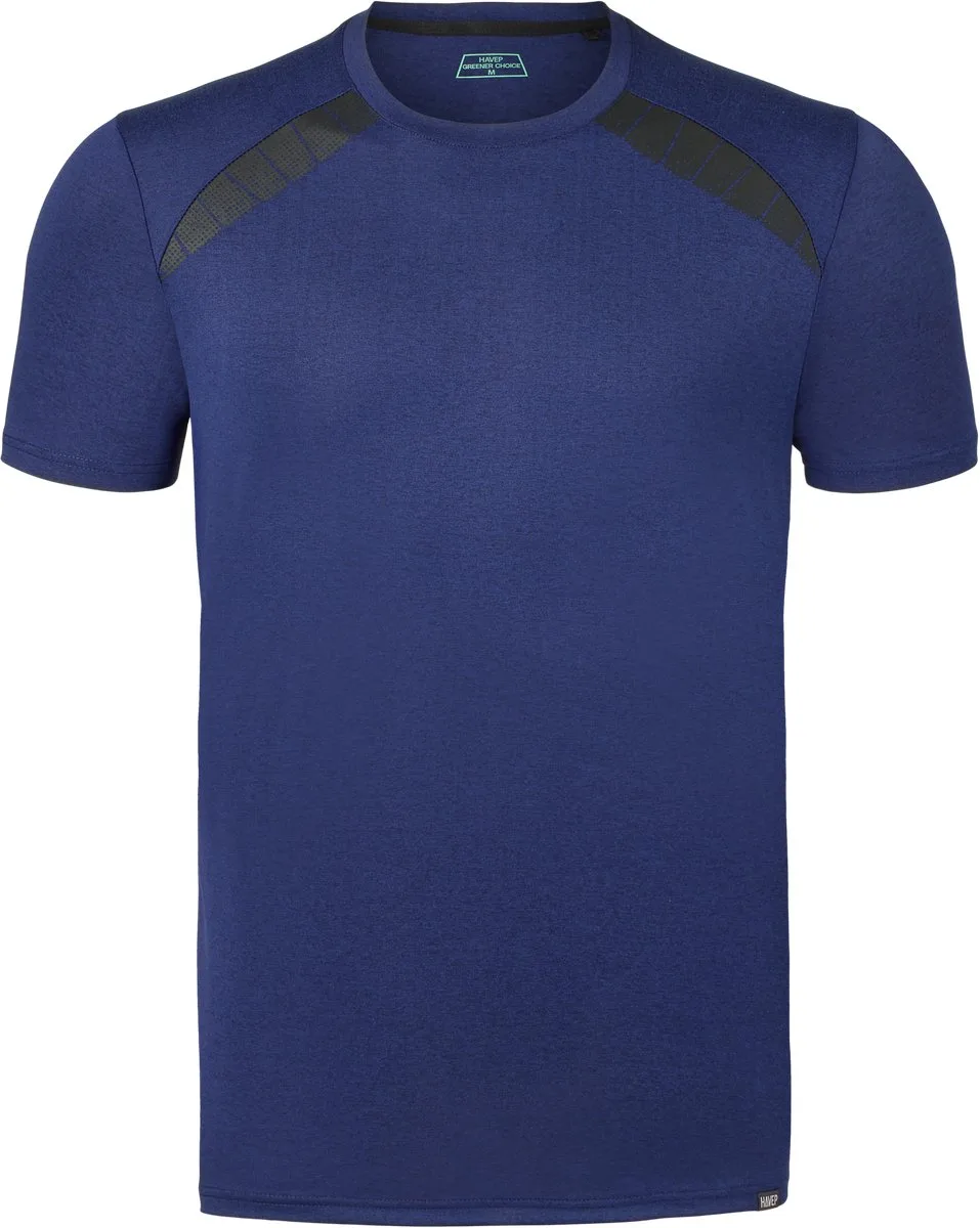 T-Shirt Revolve 10093 - Blue Shadow fra HaVeP, Blue Shadow, 3XL – produktbillede