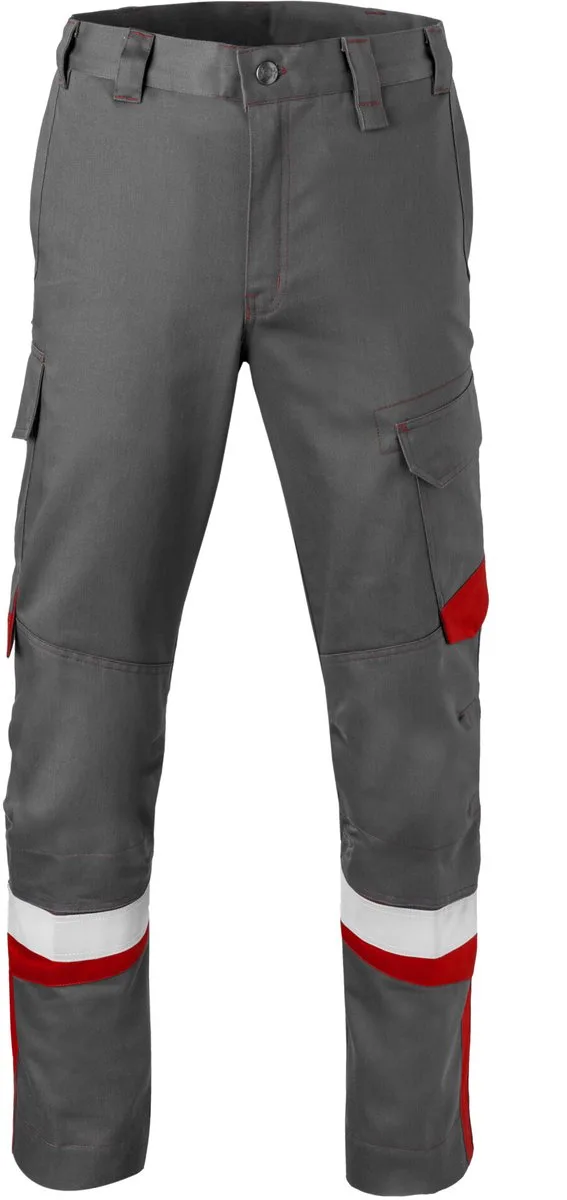 Werkbroek 5-Safety Image+ 80340 - Charcoal/Rood by HaVeP, Charcoal, Red, 50 – product image