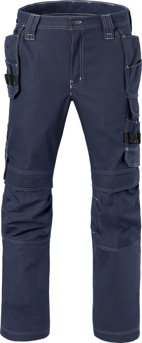 Werkbroek - Attitude - 80230 - Marine by HaVeP, Indigo Blauw, 56 – product image