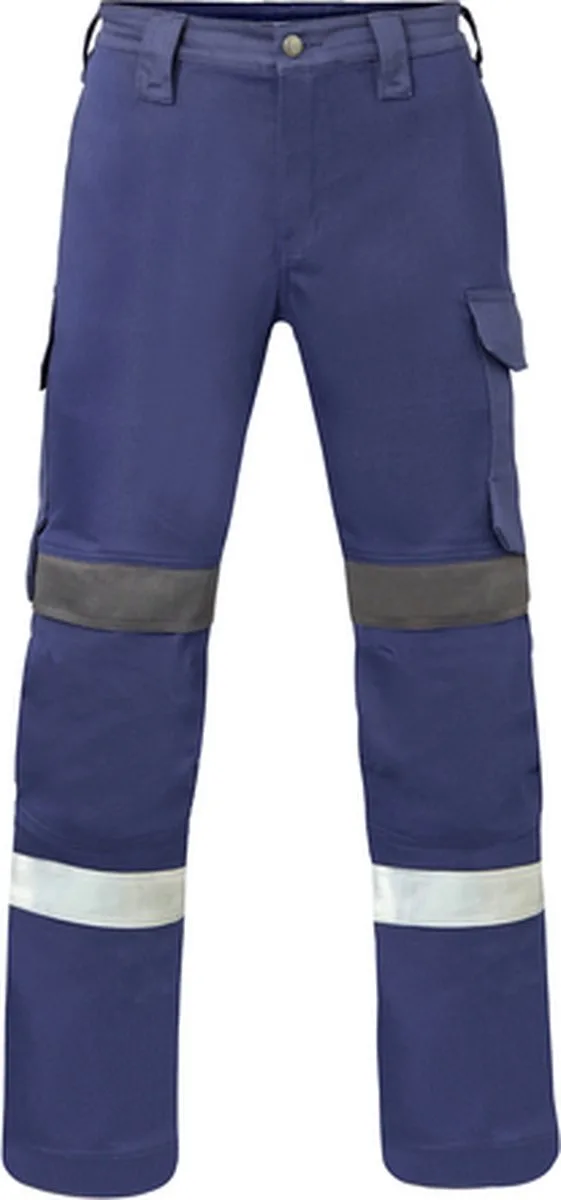 Werkbroek Force+ classe 1 80395 - Indigo Blauw/Charcoal von HaVeP, Indigo Blauw, Charcoal, 53 – Produktbild