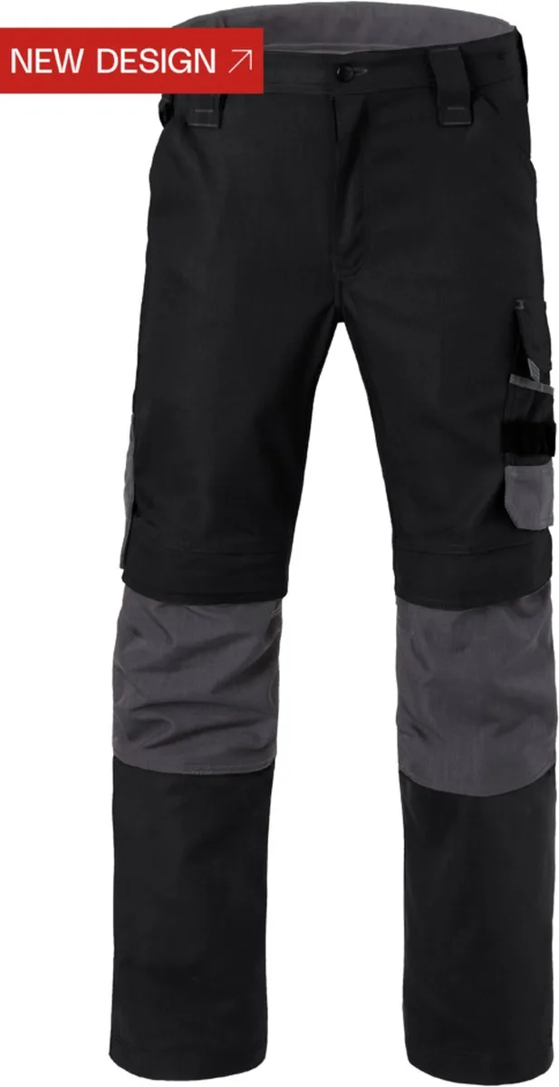 Werkbroek kniezakken Attitude 80229 - Zwart/Charcoal de HaVeP, Noir, Charcoal, 56 – image du produit