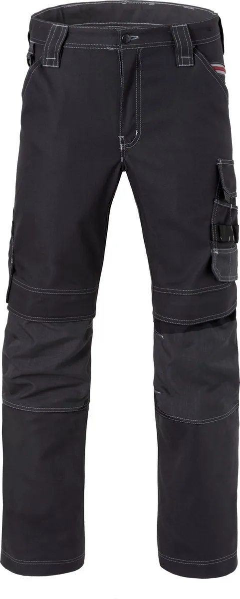 Werkbroek kniezakken Attitude 80229 - Zwart/Charcoal von HaVeP, Schwarz, Charcoal, 48 – Produktbild