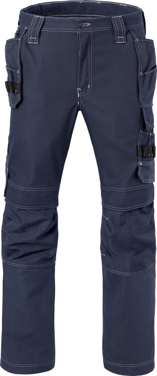 Werkbroek kniezakken + gereedschapszakken Attitude 80230 - Zwart/Charcoal von HaVeP, Schwarz, Charcoal, 54 – Produktbild
