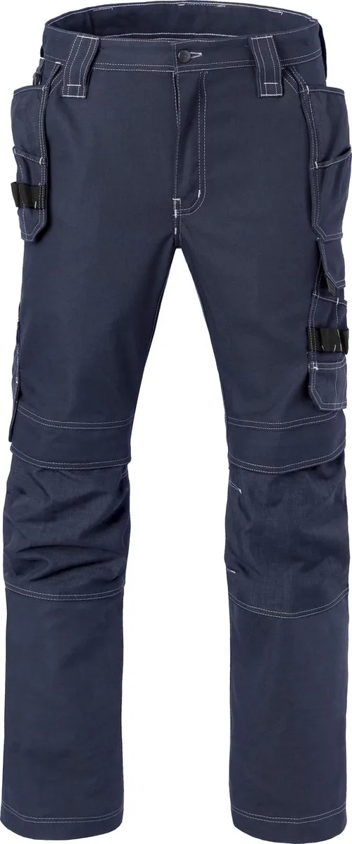 Werkbroek kniezakken + gereedschapszakken Attitude 80230 - Zwart/Charcoal von HaVeP, Schwarz, Charcoal, 58 – Produktbild