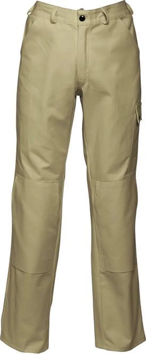 Werkbroek rits kniezakken Basic 8286 - Khaki fra HaVeP, Khaki, 54 – produktbillede