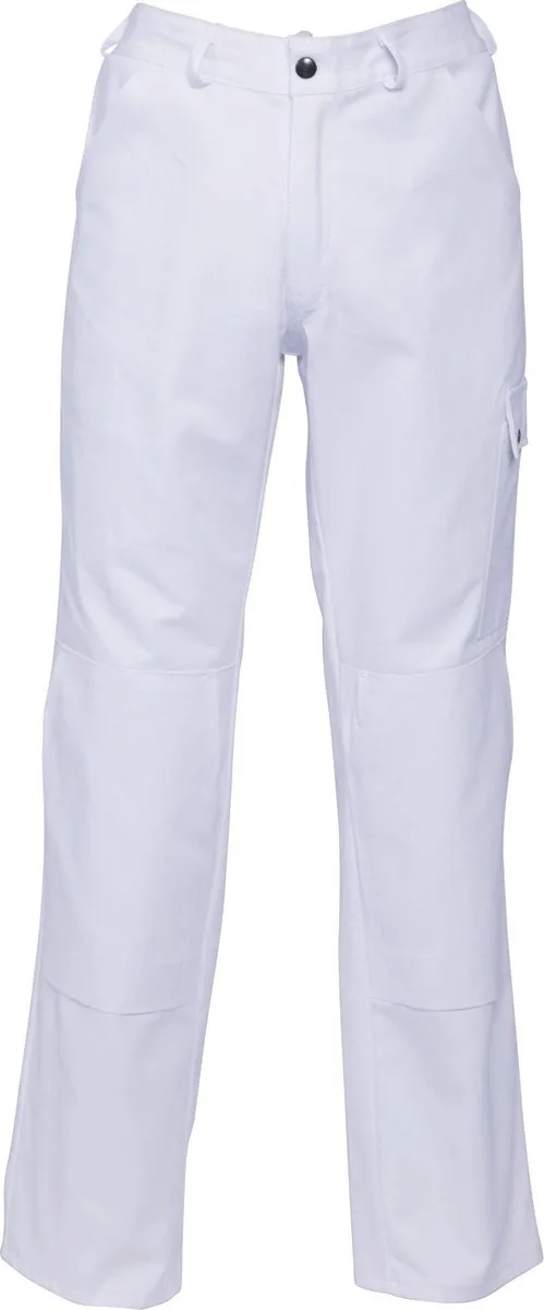 Werkbroek rits kniezakken Basic 8286 - Wit van HaVeP, Wit, 62 – productafbeelding
