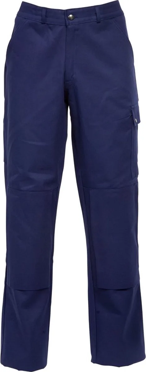 Werkbroek rits kniezakken Basic 8402 - Marine fra HaVeP, Marine, 48 – produktbillede