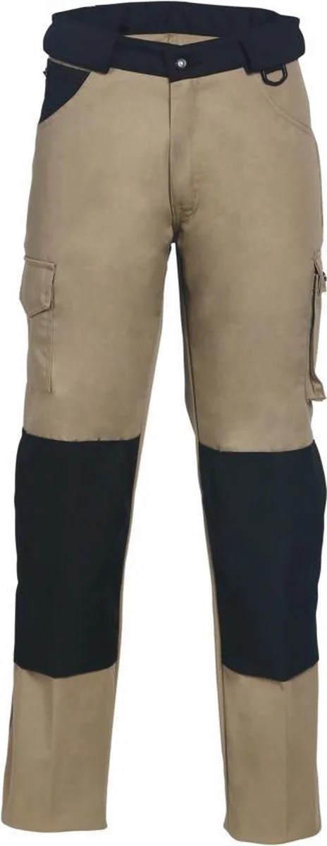 Werkbroek Worker kniezakken 8657 - Camel/Zwart von HaVeP, Camel, Schwarz, 52 – Produktbild