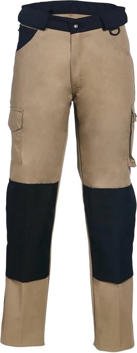 Werkbroek Worker kniezakken 8657 - Camel/Zwart von HaVeP, Camel, Schwarz, 62 – Produktbild
