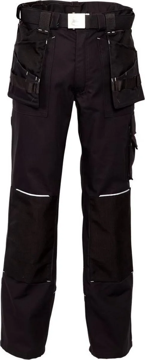Werkbroek Worker Pro 8730 - Zwart/Zilvergrijs von HaVeP, Schwarz, Zilvergrijs, 57 – Produktbild