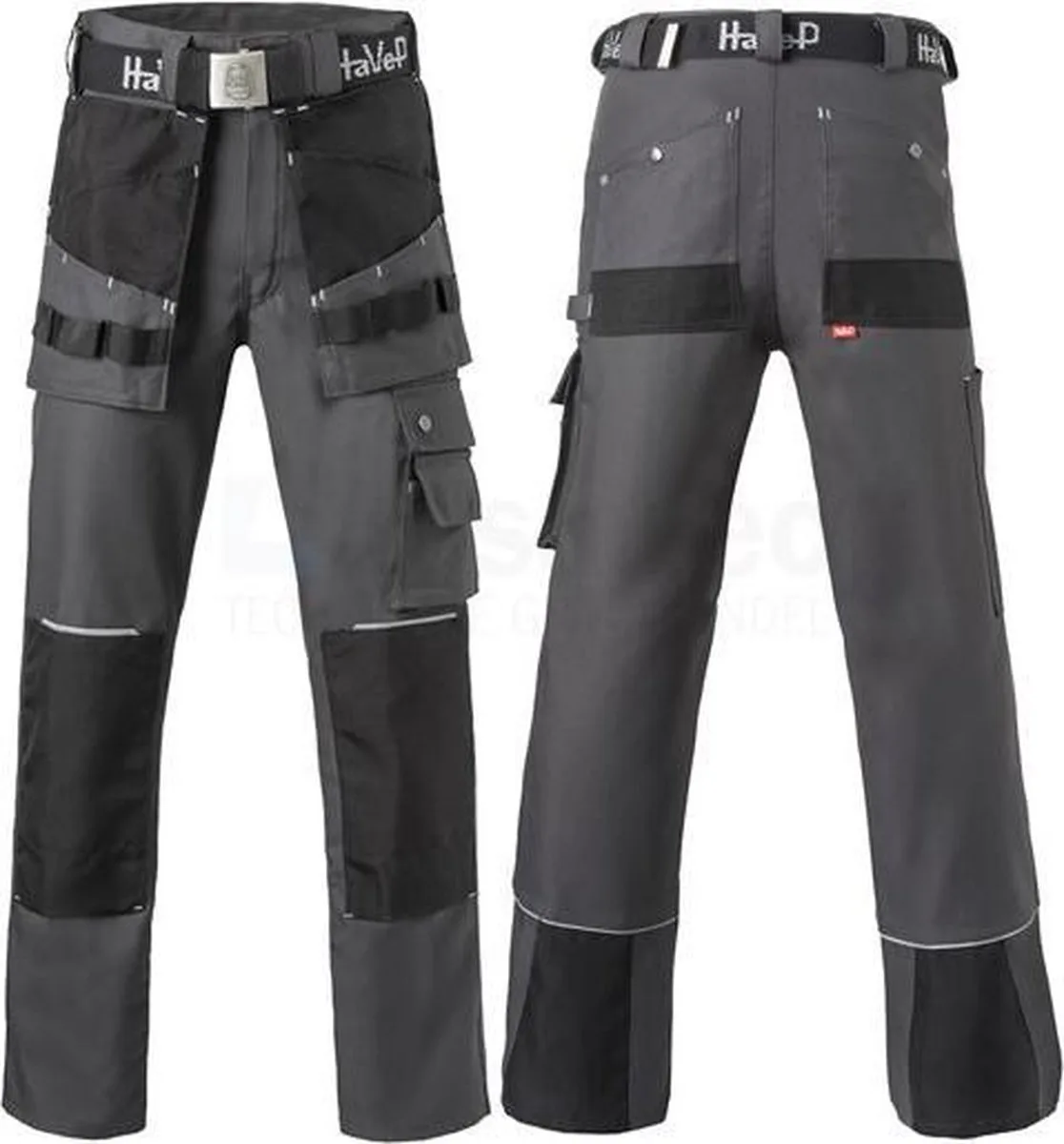 Worker.pro 8730 Werkbroek - Grijs van HaVeP, Grijs, 52 – productafbeelding