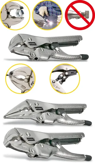 Automatik-Gripzange, Spannbereich 0-44 mm, Länge 230 mm von Hazet – Produktbild 2 von 2
