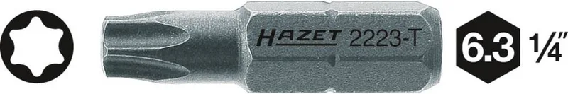 Bit Torx T8 25mm 1/4" Nikkel-Molybdeen Staal by Hazet – product image