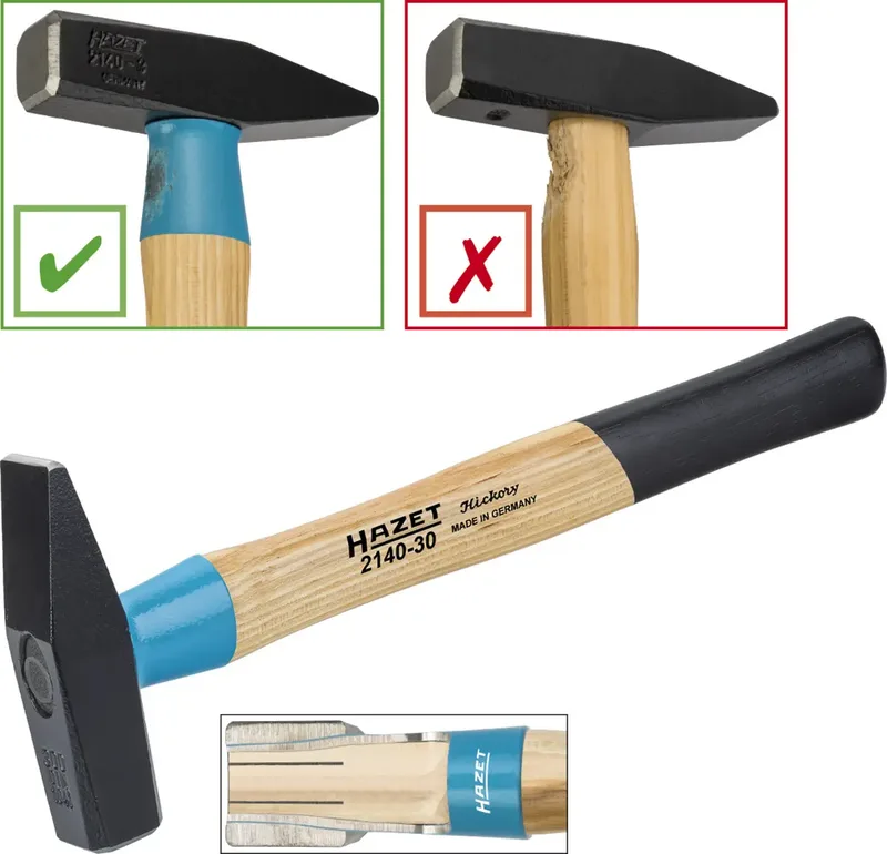 BluGuard 2140-100 Schlosserhammer 1227 g 360 mm DIN 1041 1 St. von Hazet – Produktbild