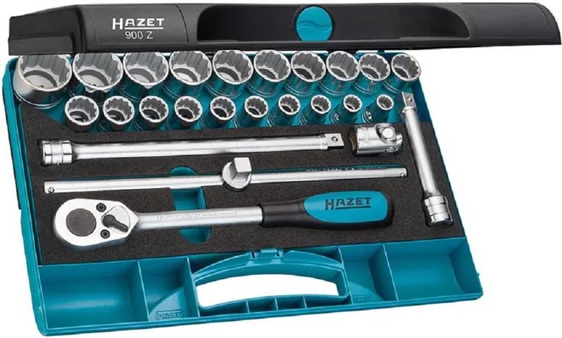 Dopsleutelset 1/2 van Hazet, Zwart – productafbeelding