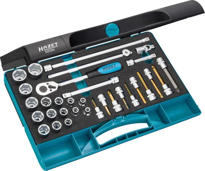 "Dopsleutelset, Hazet 3/8"" 885N" by Hazet, Silver – product image