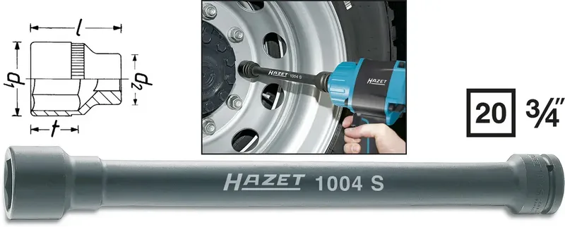 Hazet 1004S-32 Kraft-Steckschlüsseleinsatz 3/4 (20 mm) 1004S-32 de Hazet – image du produit