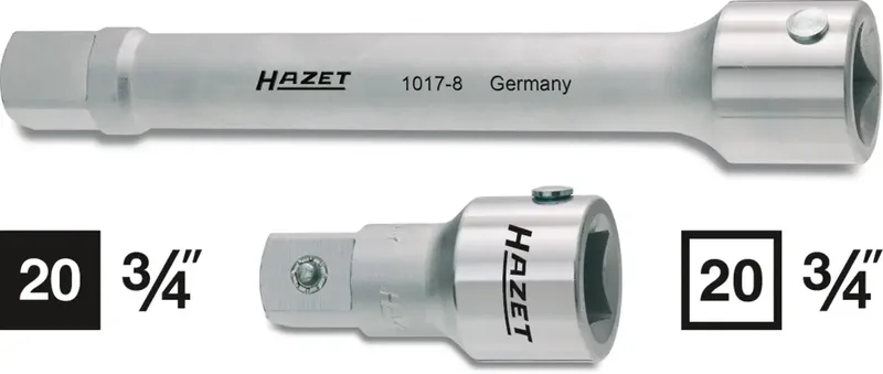 Hazet 1017-3 1017-3 Steckschlüssel-Verlängerung Antrieb 3/4 (20 mm) 75 mm 1 St. de Hazet – image du produit