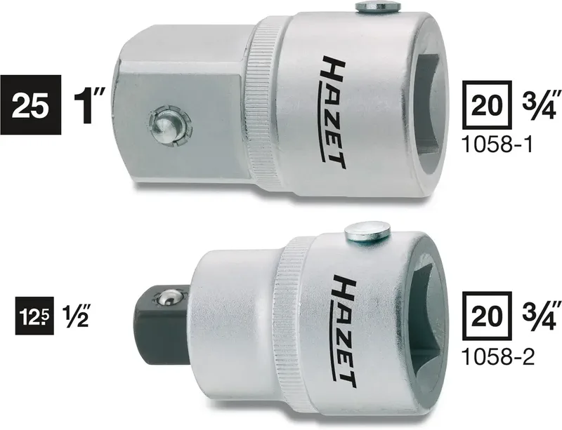 Hazet 1058-1 1058-1 Steckschlüssel-Adapter Antrieb 3/4 (20 mm) 60.6 mm 1 St. von Hazet – Produktbild