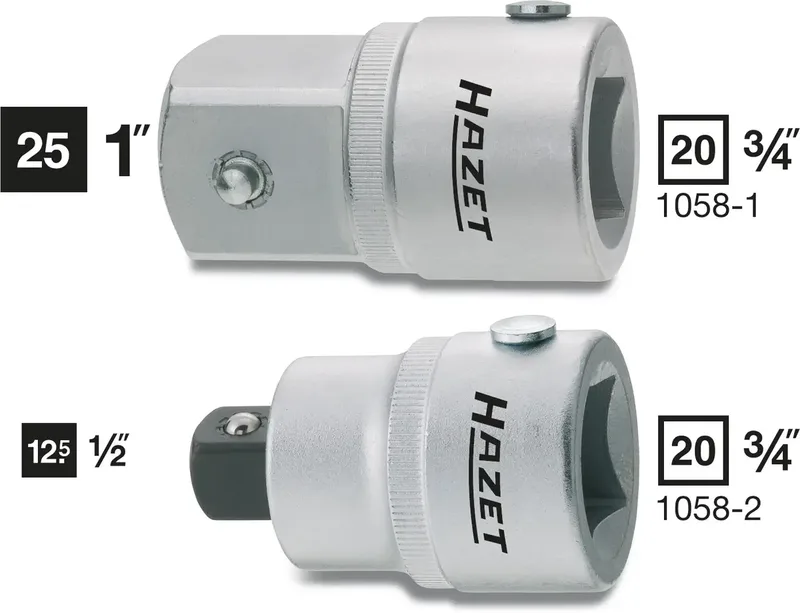 Hazet 1058-2 1058-2 Steckschlüssel-Adapter Antrieb 3/4 (20 mm) 52.3 mm 1 St. de Hazet – image du produit