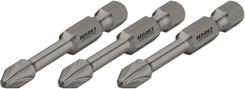 Hazet 106321 Embout cruciforme Propulseur: 1/4 (6.3 mm) Sortie: vis Pozidriv PZ 3 50 mm de Hazet – image du produit