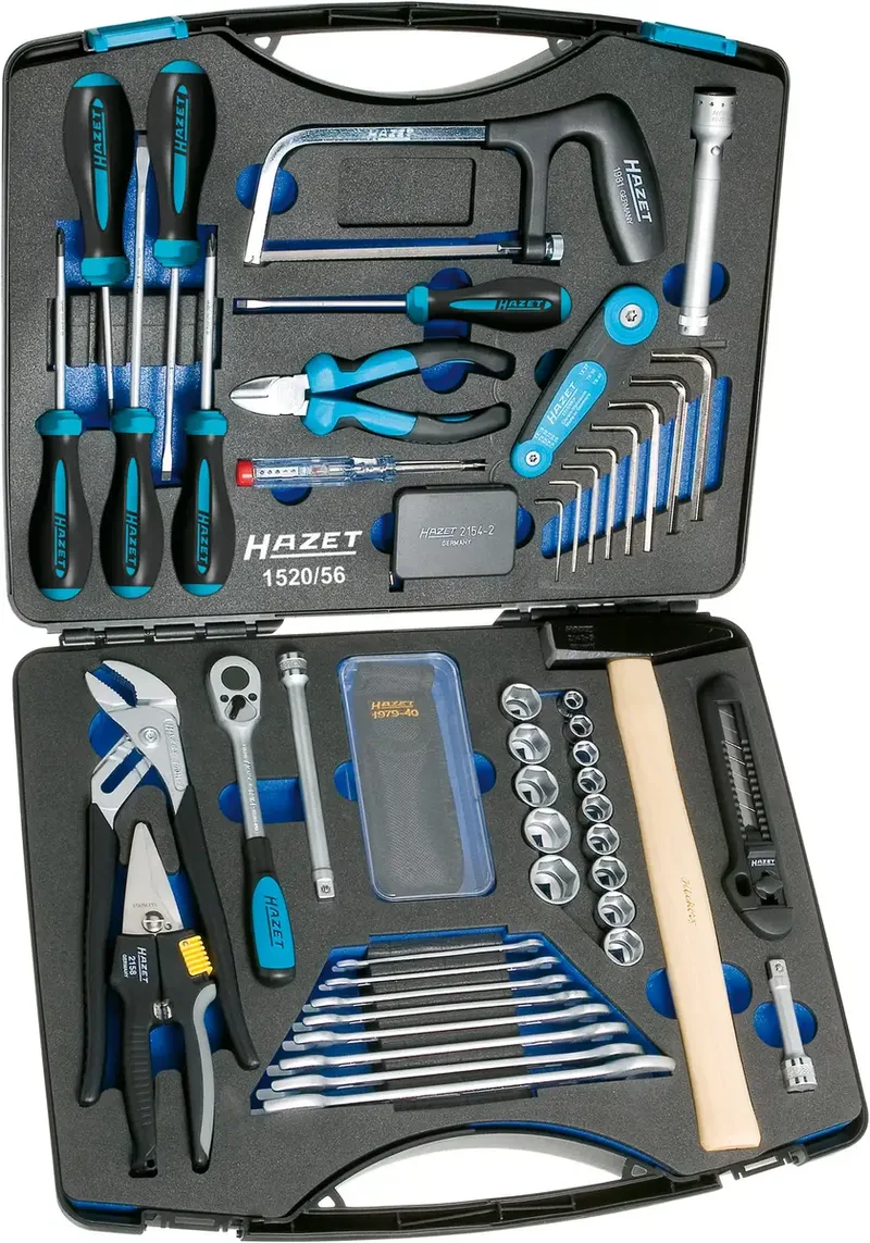 Hazet 1520/56 Werkzeugset Universal im Koffer 56teilig von Hazet – Produktbild