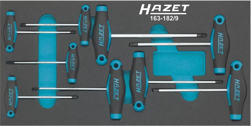 Hazet 163-182/9 Werkstatt Schraubendreher-Set 9teilig Innen-TORX de Hazet – image du produit