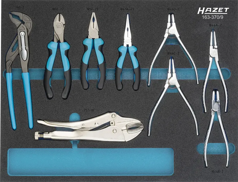 Hazet 163-370/9 Zangen-Set van Hazet – productafbeelding