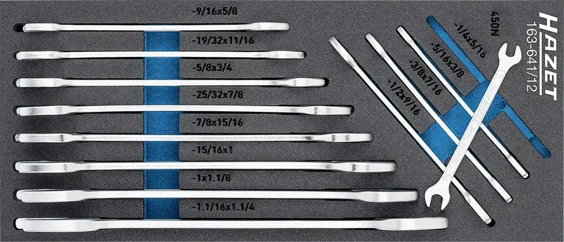 Hazet 163-641/12 163-641/12 Doppel-Maulschlüssel-Satz de Hazet – image du produit