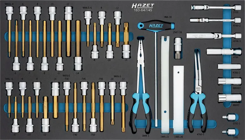 Hazet 163-647/45 163-647/45 Gereedschapsset de Hazet – image du produit 1 sur 2
