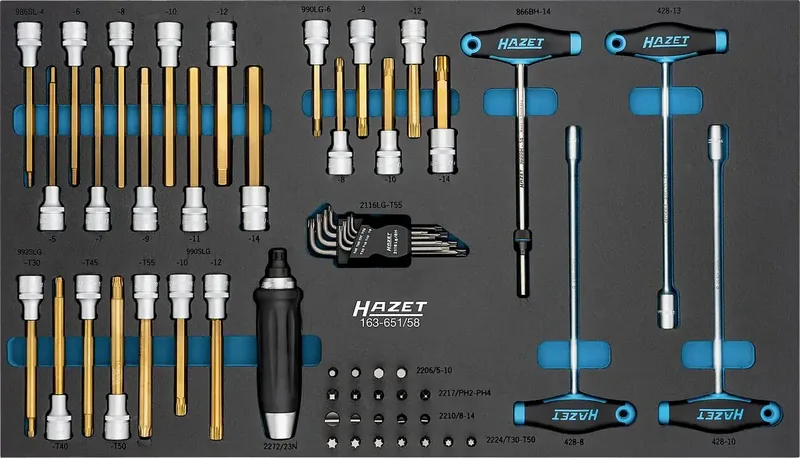 Hazet 163-651/58 163-651/58 Werkzeugset von Hazet – Produktbild