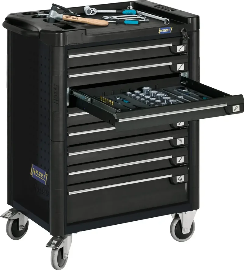 Hazet 179N-8-RAL7021 Servante datelier Couleur: noir de Hazet – image du produit