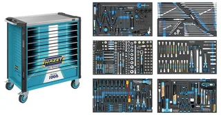 Hazet 179NXL-8S1/515 Servante datelier Couleur: bleu, noir de Hazet – image du produit 2 sur 2