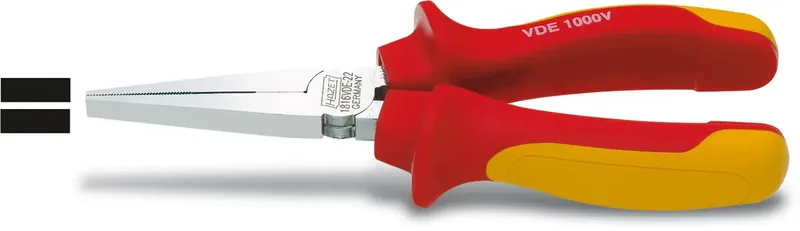 Hazet 1816VDE-22 VDE Flachzange Gerade Chrom-Vanadium Stahl 160 mm von Hazet – Produktbild
