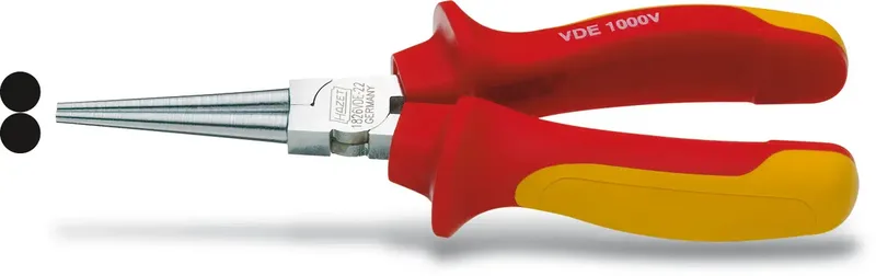 Hazet 1826VDE-22 VDE Rundzange Gerade Chrom-Vanadium Stahl 160 mm de Hazet – image du produit