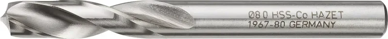 Hazet 1967-70 1967-70 Hochleistungsstahl Schweißpunkt-Bohrer 7 mm Gesamtlänge 74 mm gebläut 1 St. von Hazet – Produktbild