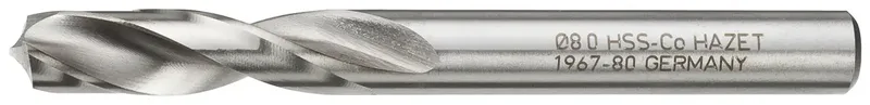 Hazet 1967-80 1967-80 Hochleistungsstahl Schweißpunkt-Bohrer 8 mm Gesamtlänge 79 mm gebläut 1 St. von Hazet – Produktbild