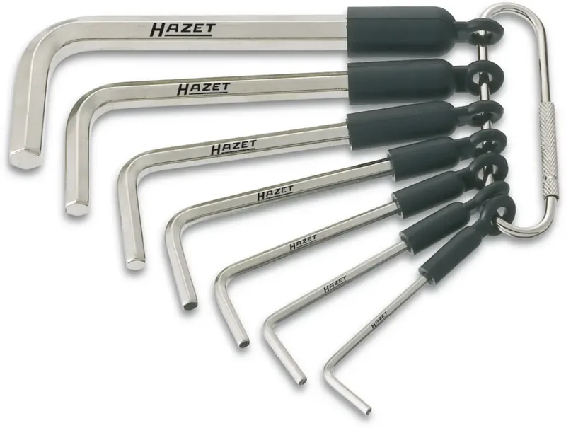 Winkelschraubendreher-Satz 2100A/7R Innen-Sechskant Profil 3⁄32 -5⁄16 Anzahl Werkzeuge: 7 von Hazet – Produktbild