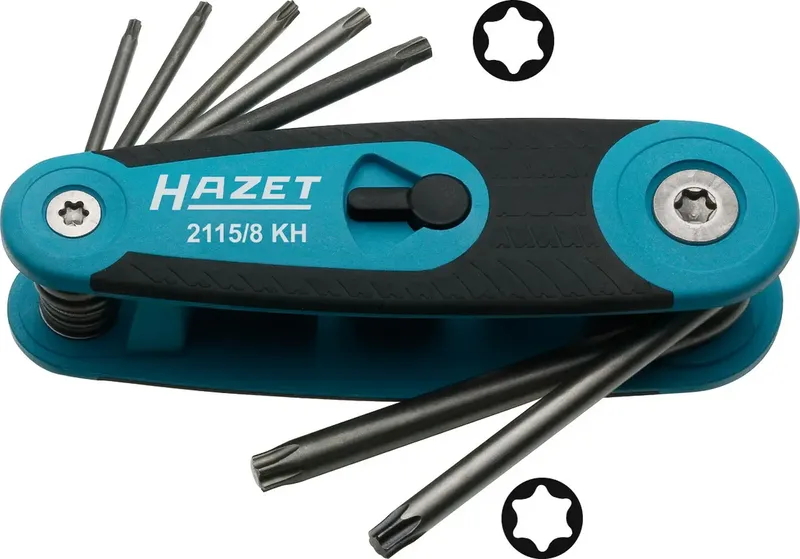 Hazet 2115/8KH Binnen-Torx Haakse schroevendraaierset T 9, T 10, T 15, T 20, T 25, T 27, T 30, T 40 8-delig från Hazet – produktbild