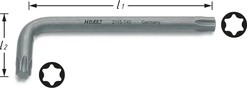 Hazet 2115-T45 Haakse schroevendraaier Binnen-Torx T 45 von Hazet – Produktbild