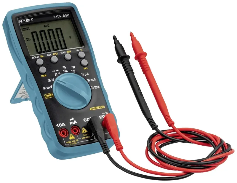 Hazet 2152-600 Hand-Multimeter digital Kapazitätsmessung CAT III 600 V Anzeige (Counts): 2000 van Hazet – productafbeelding