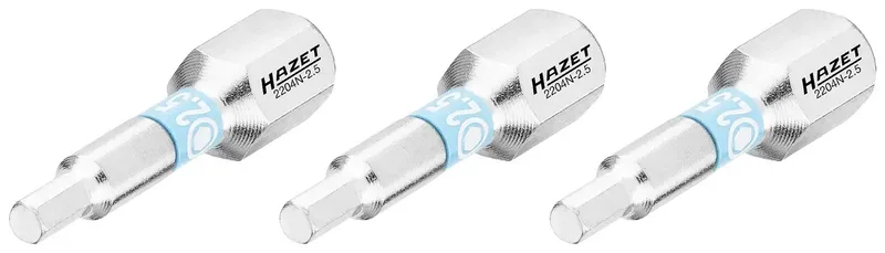 Hazet 2204N-2.5/3 Embout 6 pans trempé C 6.3 1 pc(s) de Hazet – image du produit 1 sur 2