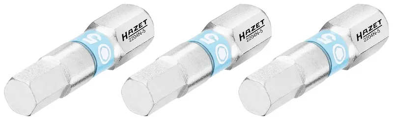 Hazet 2204N-5/3 2204N-5/3 Sechskant-Bit Antrieb: 1/4 (6.3 mm) Abtrieb: Sechskant 5 mm 25 mm von Hazet – Produktbild 1 von 2