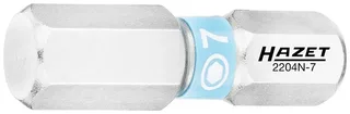 Hazet 2204N-7/3 2204N-7/3 Sechskant-Bit Antrieb: 1/4 (6.3 mm) Abtrieb: Sechskant 7 mm 25 mm von Hazet – Produktbild 2 von 2