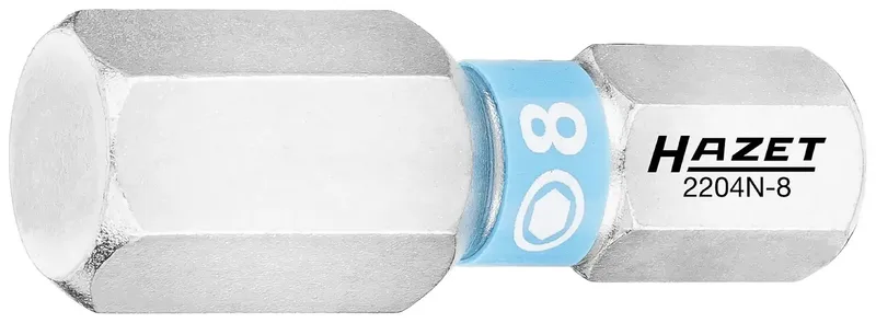 Hazet 2204N-8/3 2204N-8/3 Sechskant-Bit Antrieb: 1/4 (6.3 mm) Abtrieb: Sechskant 8 mm 25 mm von Hazet – Produktbild 2 von 2