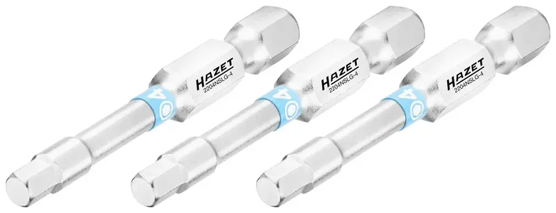 Hazet 2204NSLG-4/3 2204NSLG-4/3 Sechskant-Bit Antrieb: 1/4 (6.3 mm) Abtrieb: Sechskant 4 mm från Hazet – produktbild 1 av 2