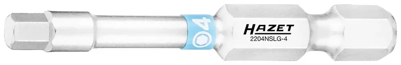 Hazet 2204NSLG-4/3 2204NSLG-4/3 Sechskant-Bit Antrieb: 1/4 (6.3 mm) Abtrieb: Sechskant 4 mm från Hazet – produktbild 2 av 2